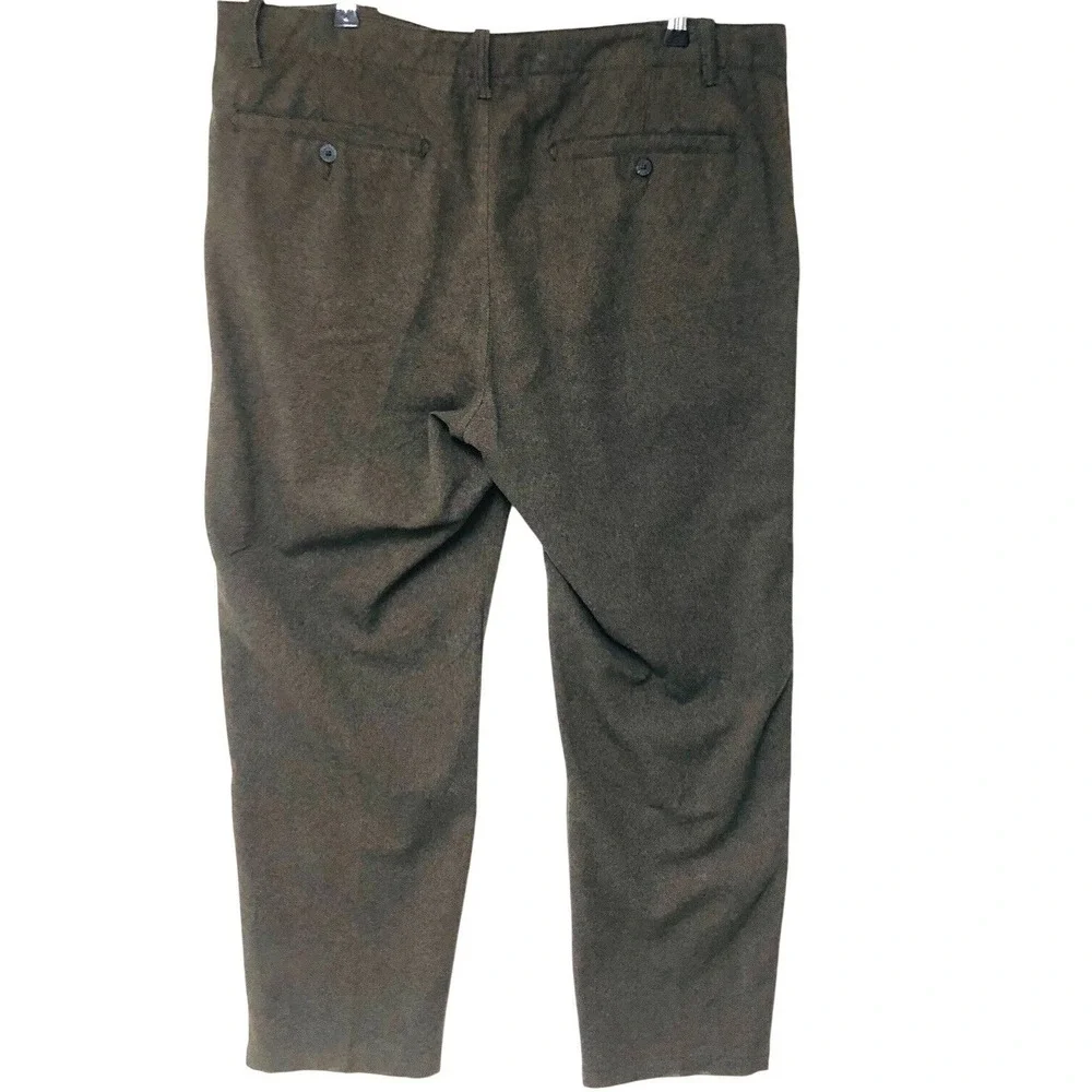 Carbon 2 Cobalt Brown Heather Pants Button Fly Mens 38‎ Tag Cotton 40x30 Preppy